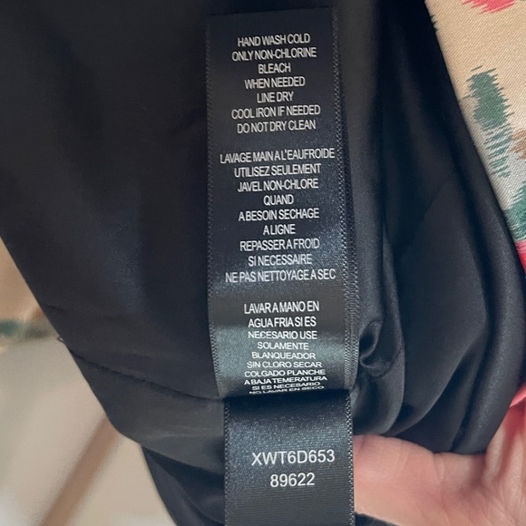 BCBG Floral Mini Dress Size 6 - Picture 7 of 8